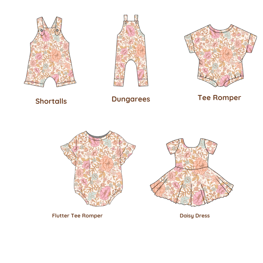 HEIRLOOM FLORAL | DRESSES & ROMPES