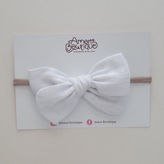 Pinwheel Dainty Headband | WHITE