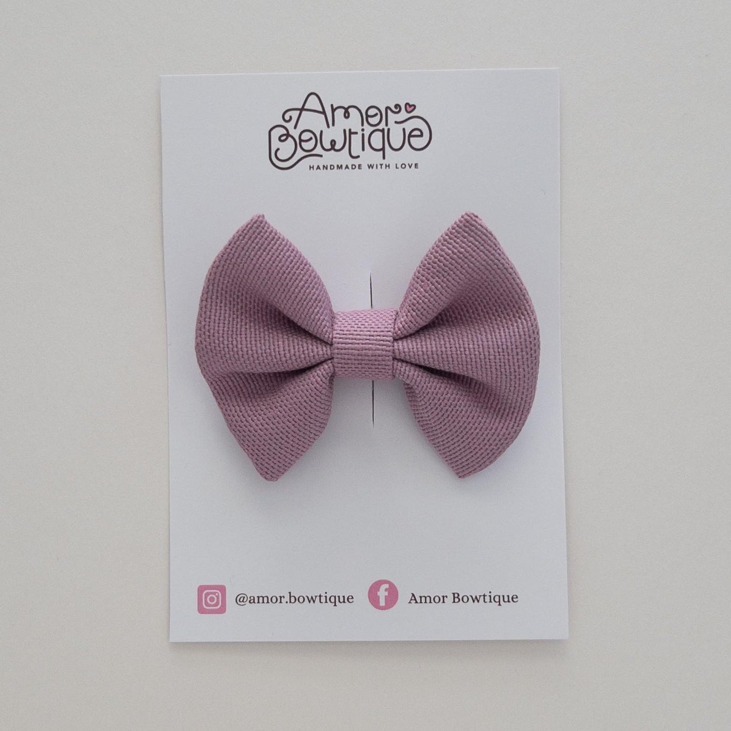 Mini Pinch Bow | PURPLE