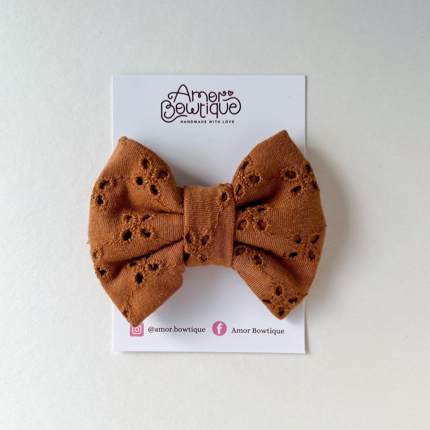 Pinch Bow | BROWN BRODERIE