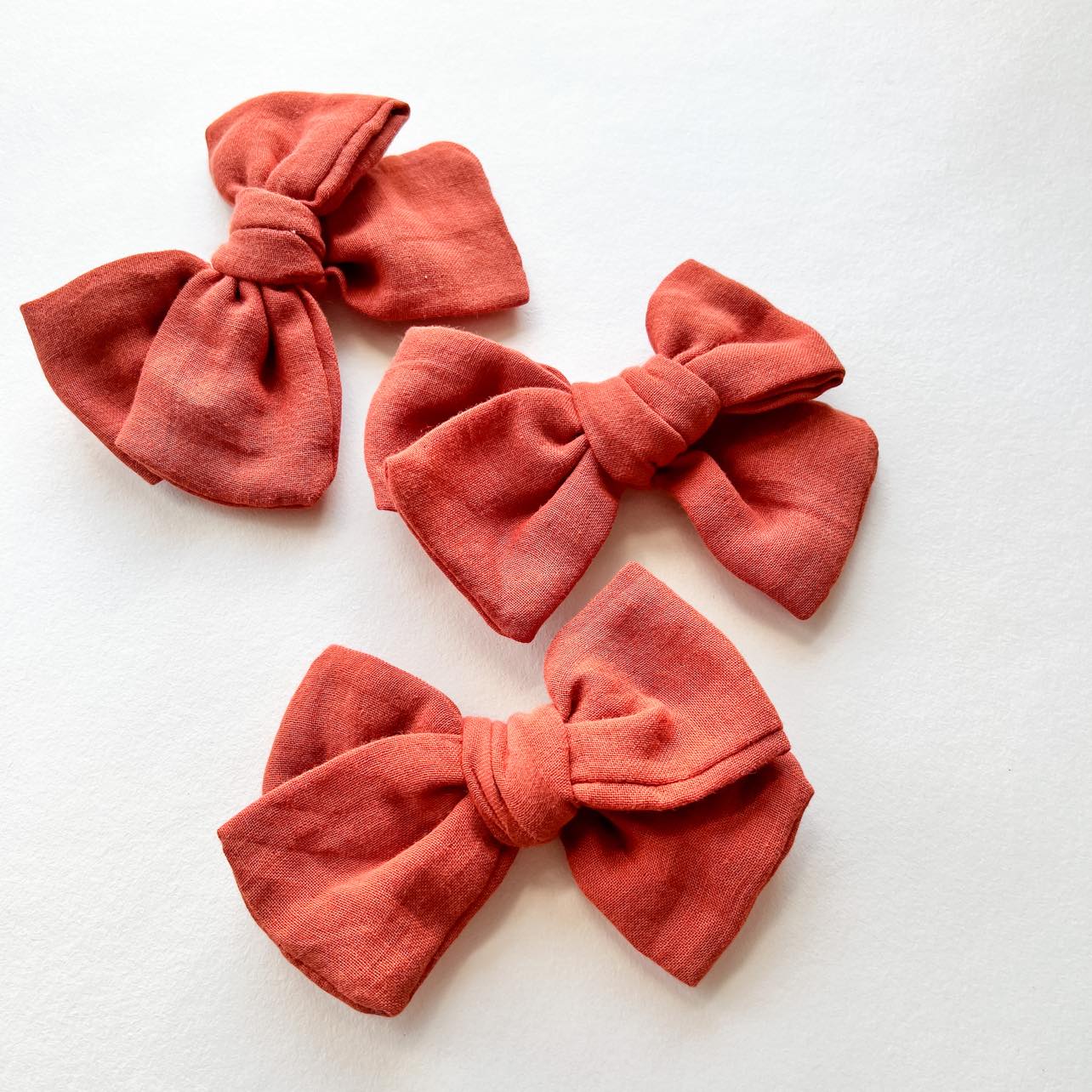 GAUZE BOW | RUST