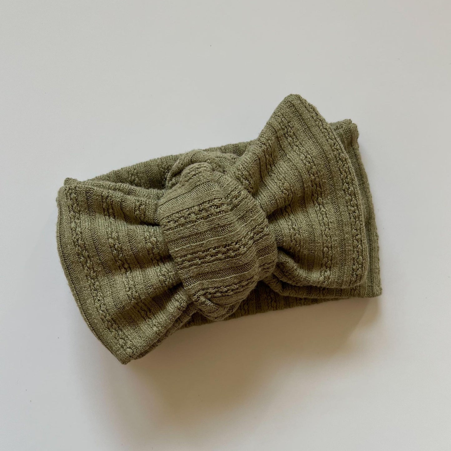KNIT TOPKNOT | SAGE