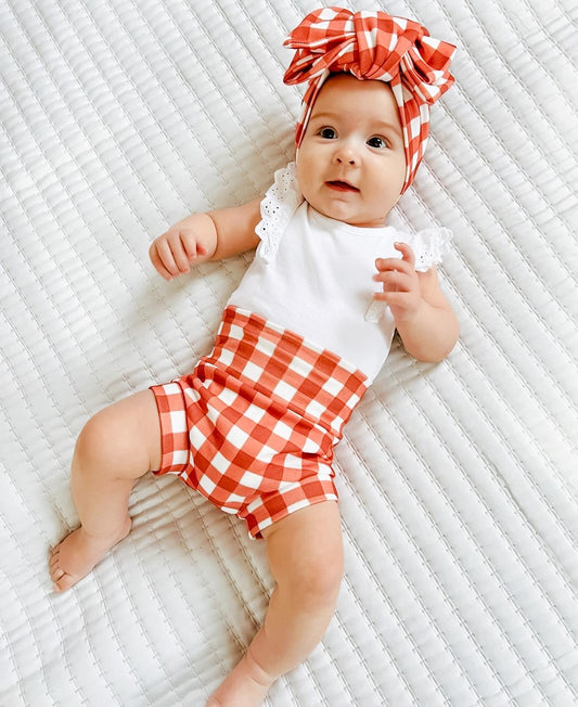 BUMMIES | RED GINGHAM