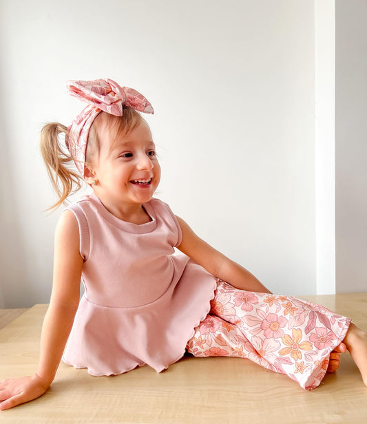 Peplum Top | Blush Pink
