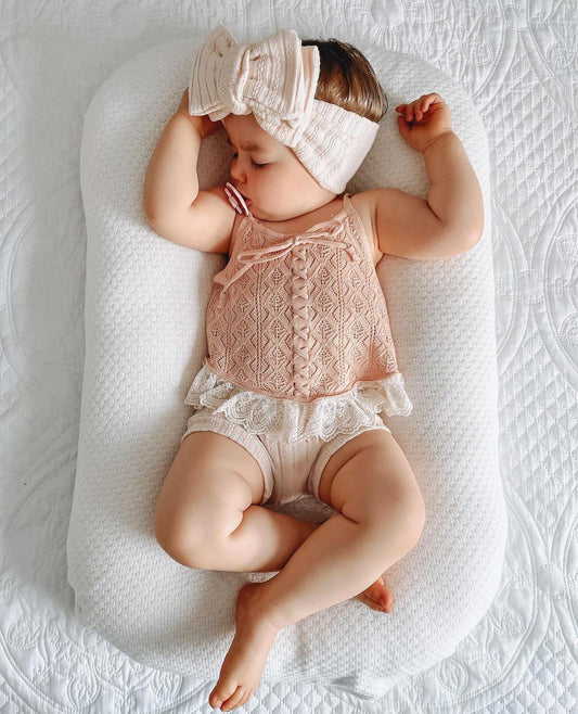 KNIT TOPKNOT | CREAM