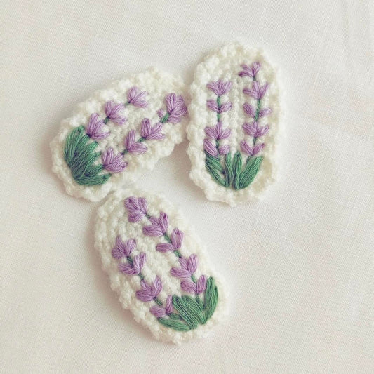CROCHET CLIPS | Lavender