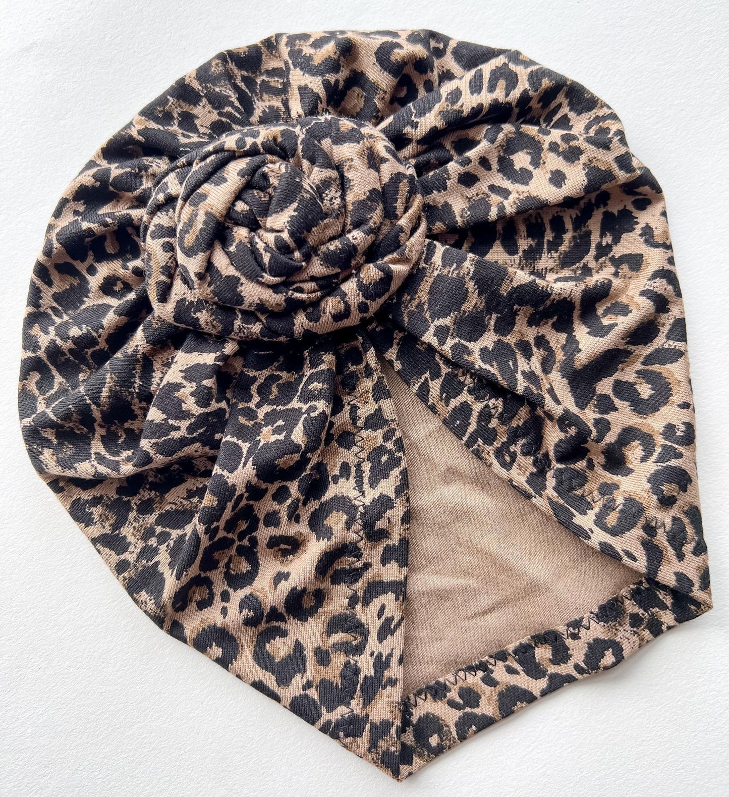 KNOT TURBAN |  LEOPARD