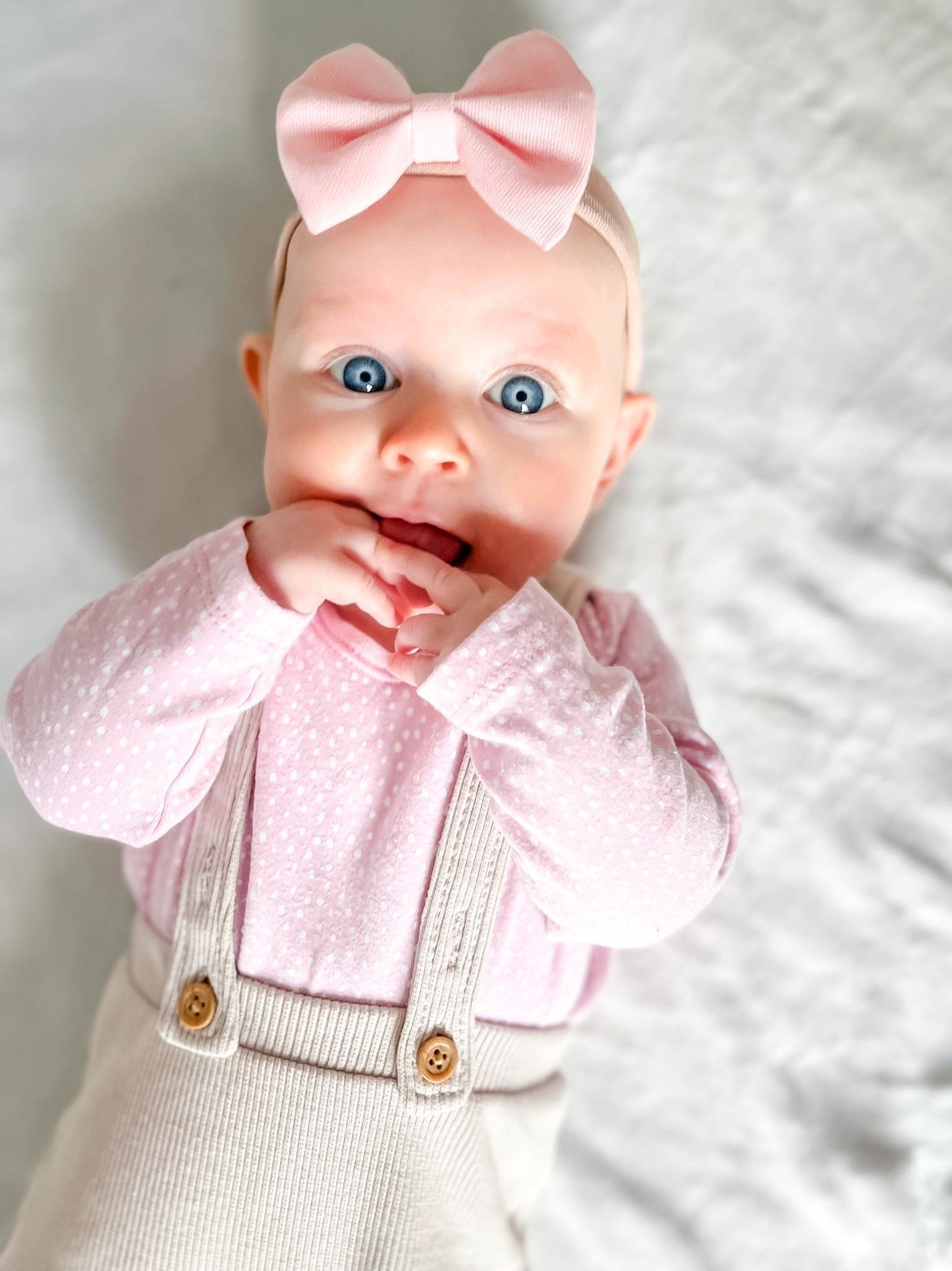 Pinch Bow Dainty Headband | PINK