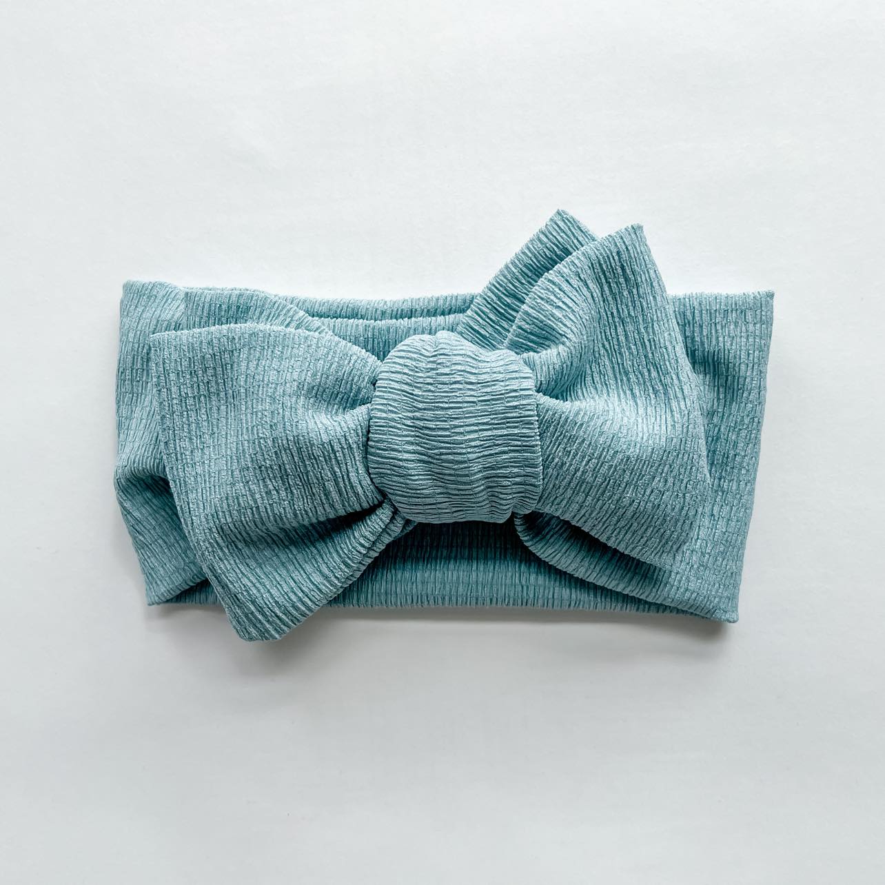 CREPE OVERSIZED TOPKNOT | FOREST GREEN