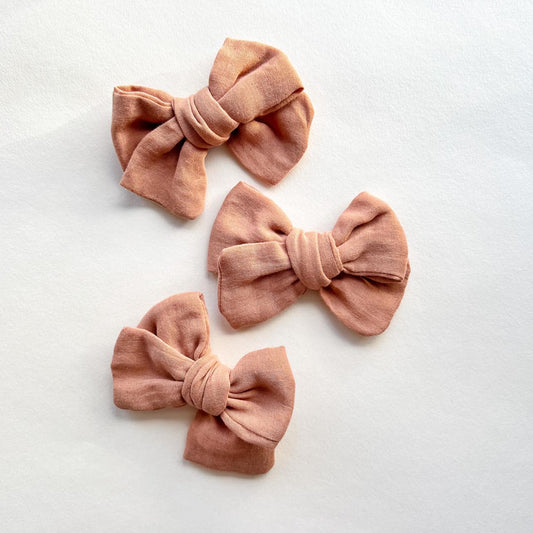 GAUZE BOW | NUDE