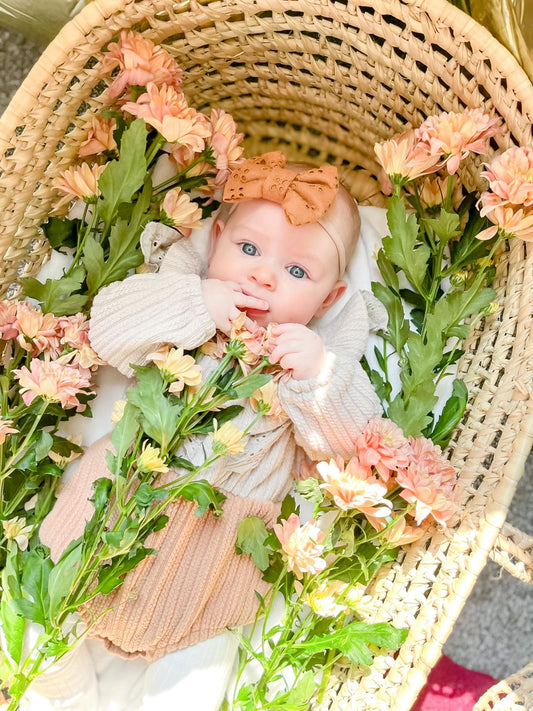 Pinch Bow | BROWN BRODERIE