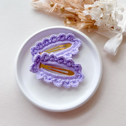 CROCHET CLIP | Lilac