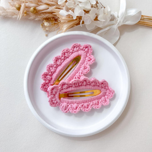 CROCHET CLIP | Pink