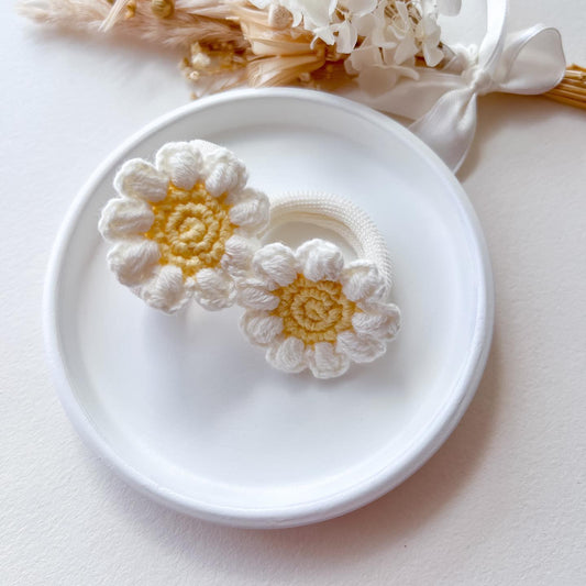 CROCHET FLOWER BOBBLES | Yellow