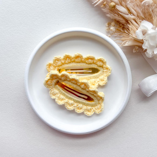 CROCHET CLIP | Yellow
