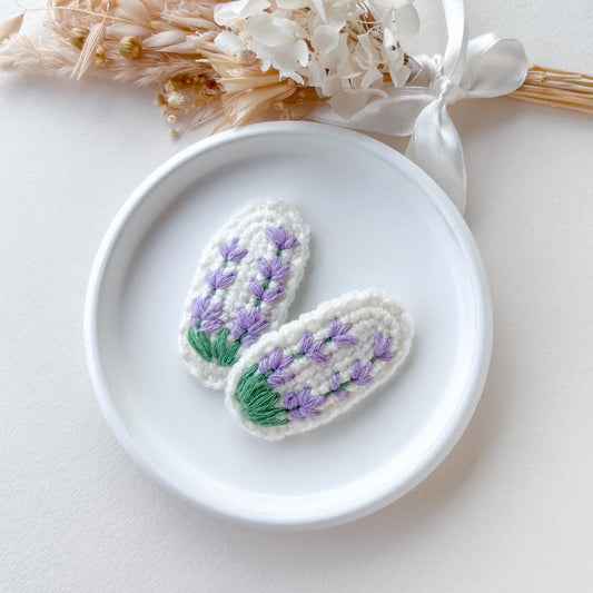 CROCHET CLIPS | Lavender