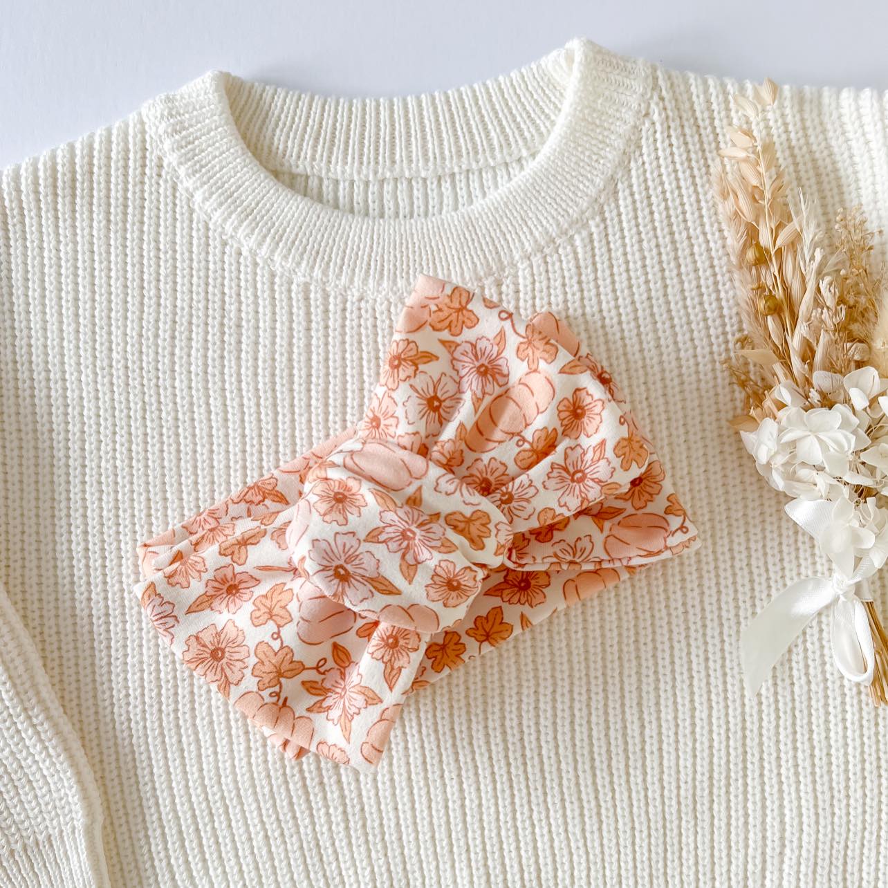 OVERSIZED TOPKNOT | PUMPKINS