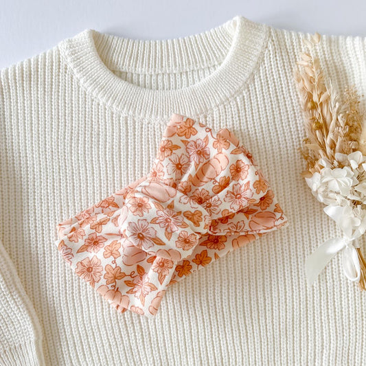 OVERSIZED TOPKNOT | PUMPKINS