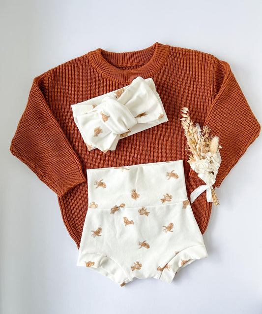 OVERSIZED TOPKNOT | TEDDYBEARS