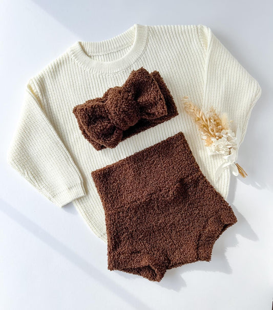 TEDDY TOPKNOT | CHOCOLATE