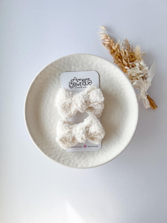 TEDDY PIGTAIL SET | SNOW WHITE