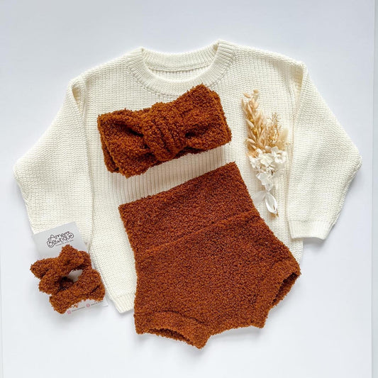 TEDDY TOPKNOT | CARAMEL