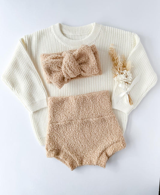 TEDDY TOPKNOT | NUDE