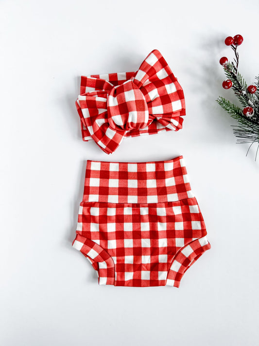 BUMMIES | RED GINGHAM