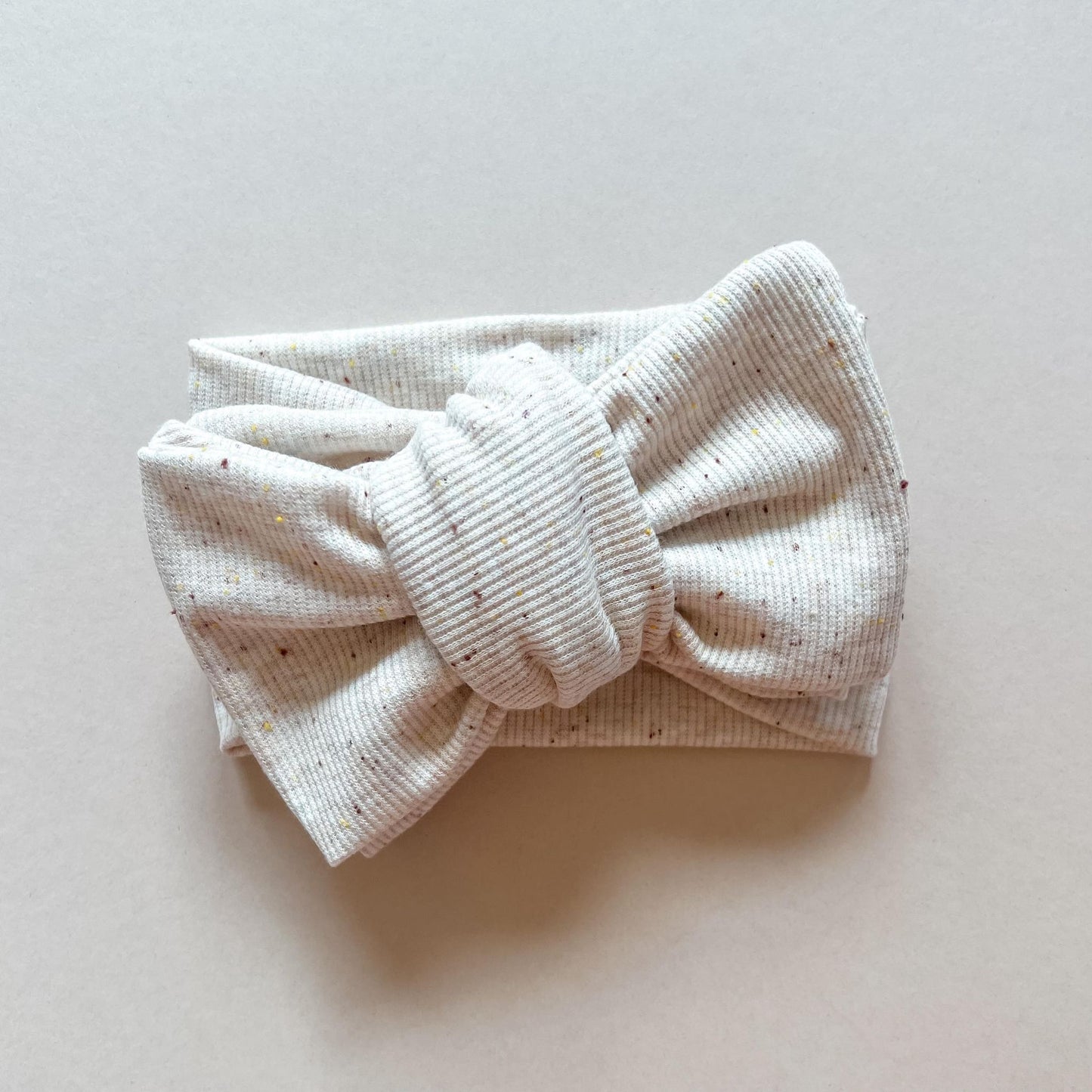 SPRINKLE OVERSIZED TOPKNOTS | ALMOND