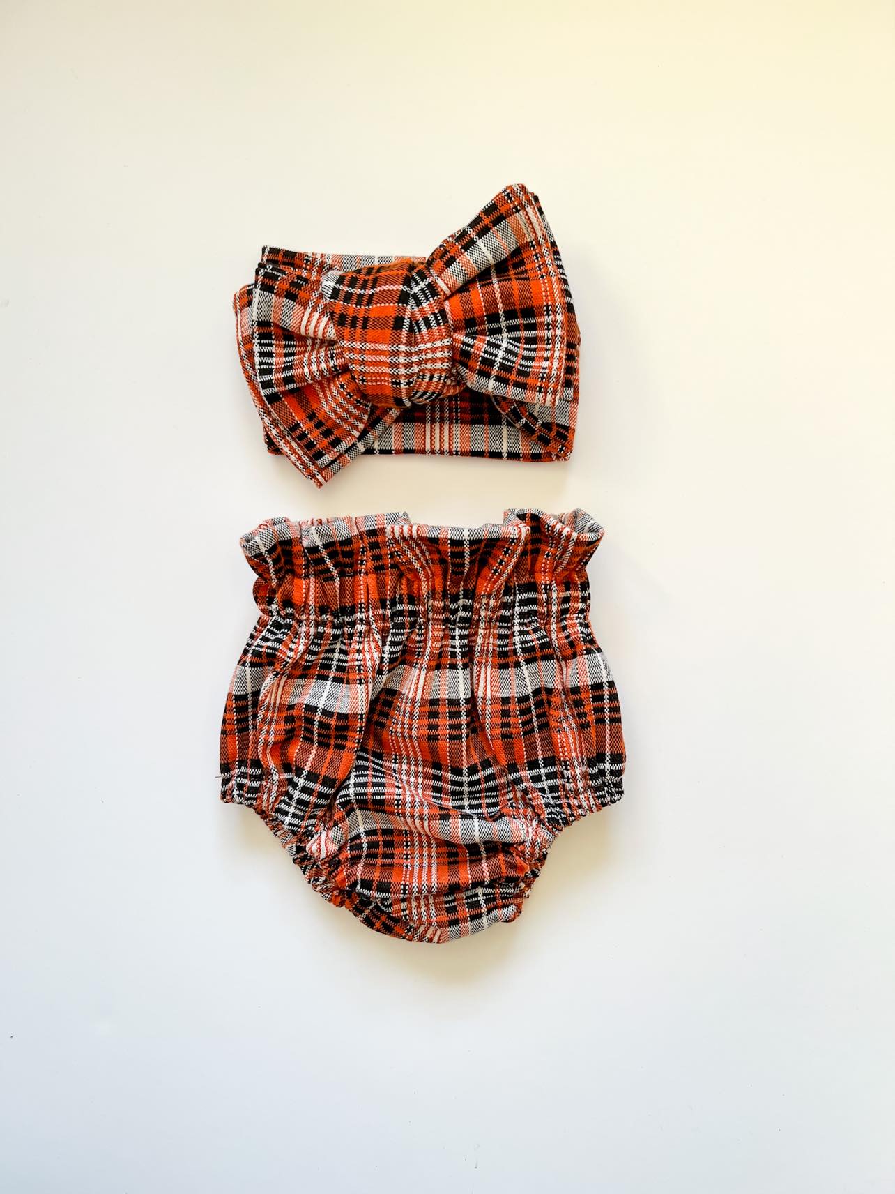 OVERSIZED TOPKNOT | TARTAN
