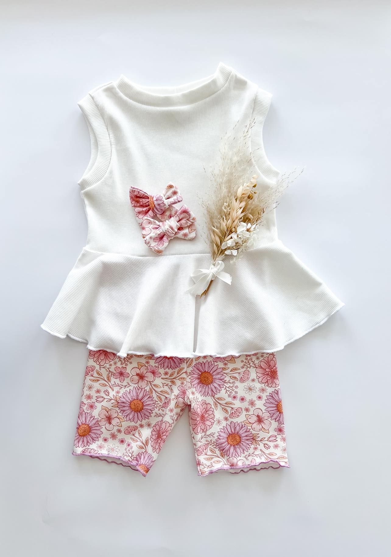 Peplum Top | White